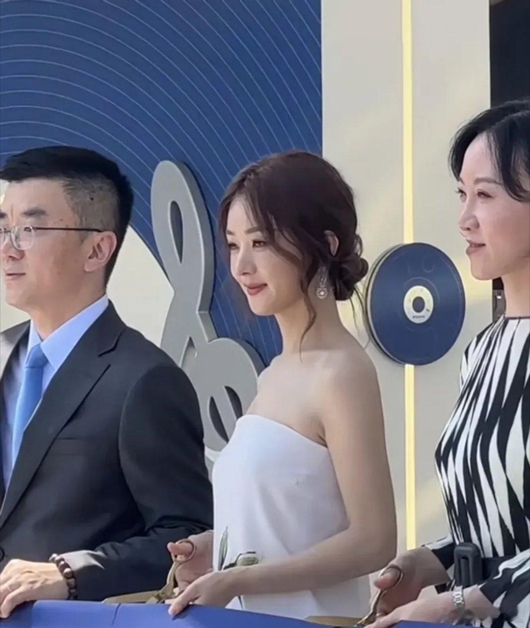 赵丽颖成都品牌活动穿4万花裙，像极了我奶十年前的床单被罩，赵姐也是又被做局了啊!