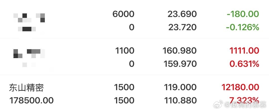 新进两小只，东山精密这个T做的稀巴烂