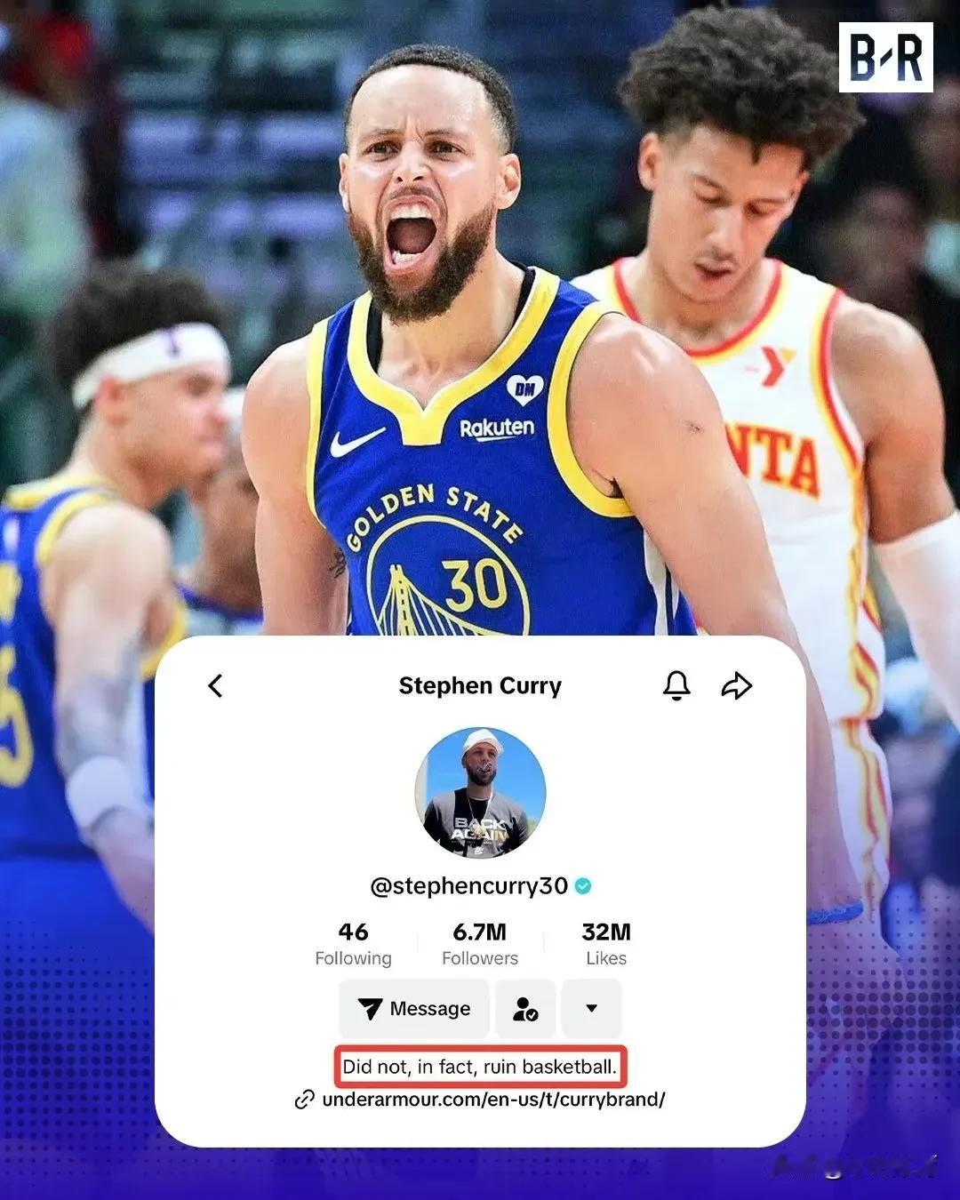 库里伤心发文！不是我毁了篮球！

近日，NBA巨星库里在社媒发文写道：“真的不是