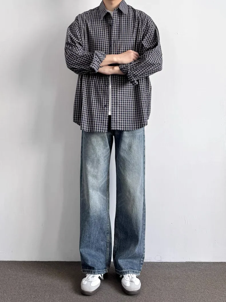 简单日系衬衫穿搭