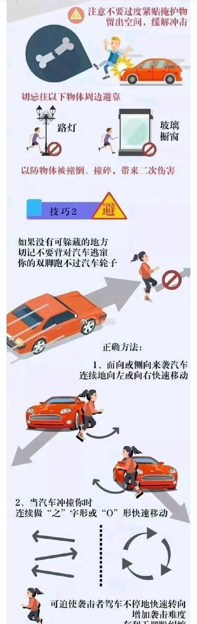 有人开车撞你该如何躲避？ ​​​