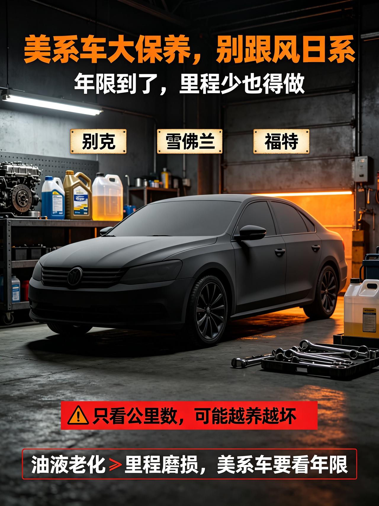 美系车大保养别跟风！多数车主时间全搞错，越养越坏

开别克、雪佛兰、凯迪拉克、福