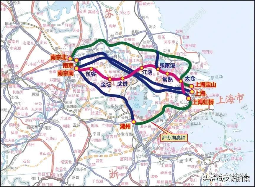 南京和上海之间，至少有五条高铁直达线路。沪宁之间人员往来有这么密切吗？要知道广州
