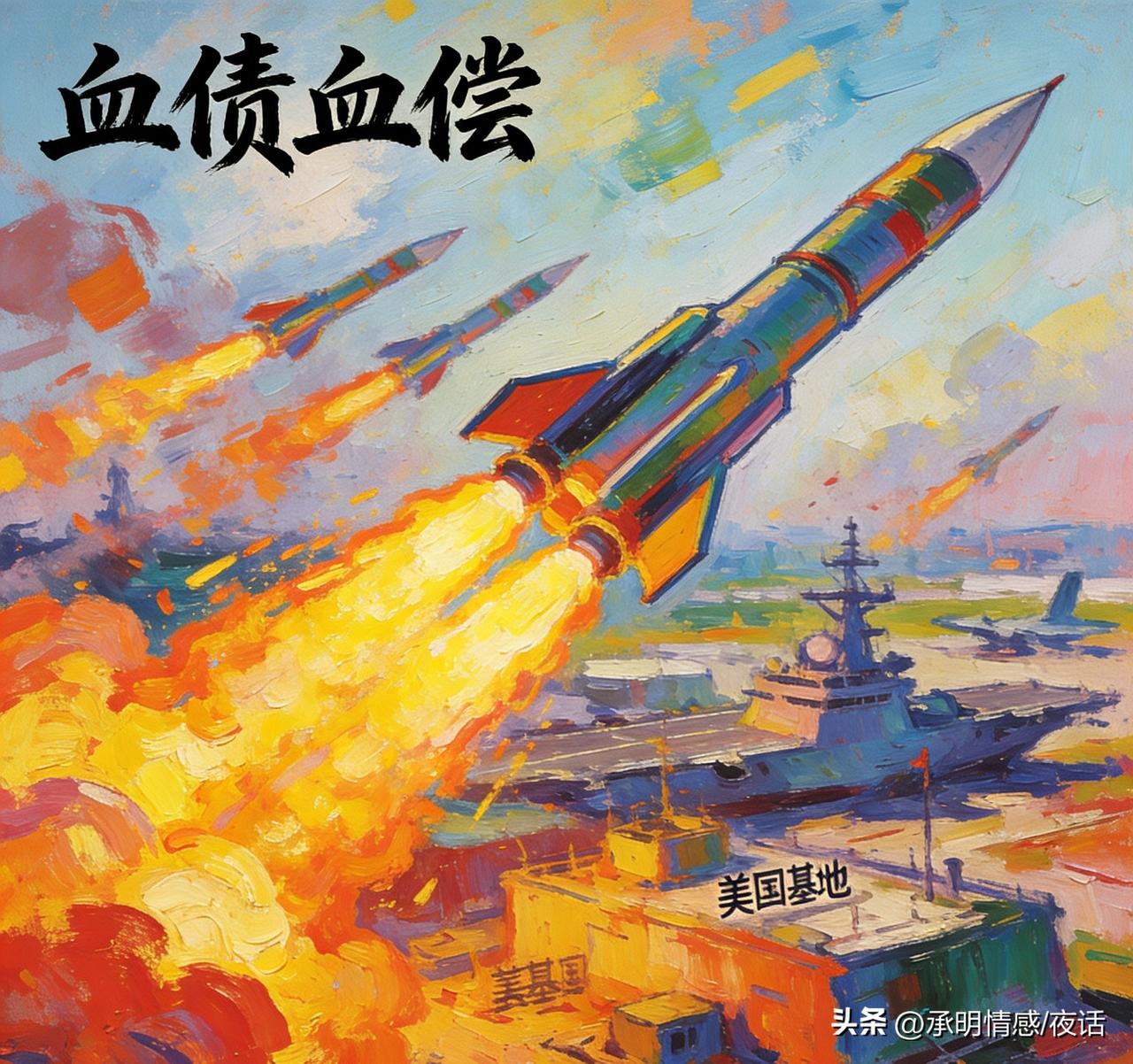 血债血偿！伊朗怒射导弹报复美军基地

妈呀！伊朗这回真怒了，导弹跟不要钱似的砸向