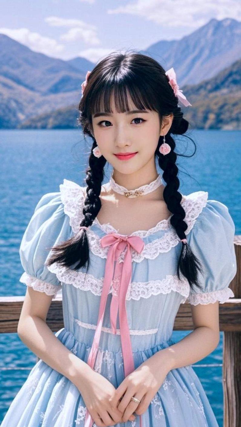 AI洛丽塔外景照