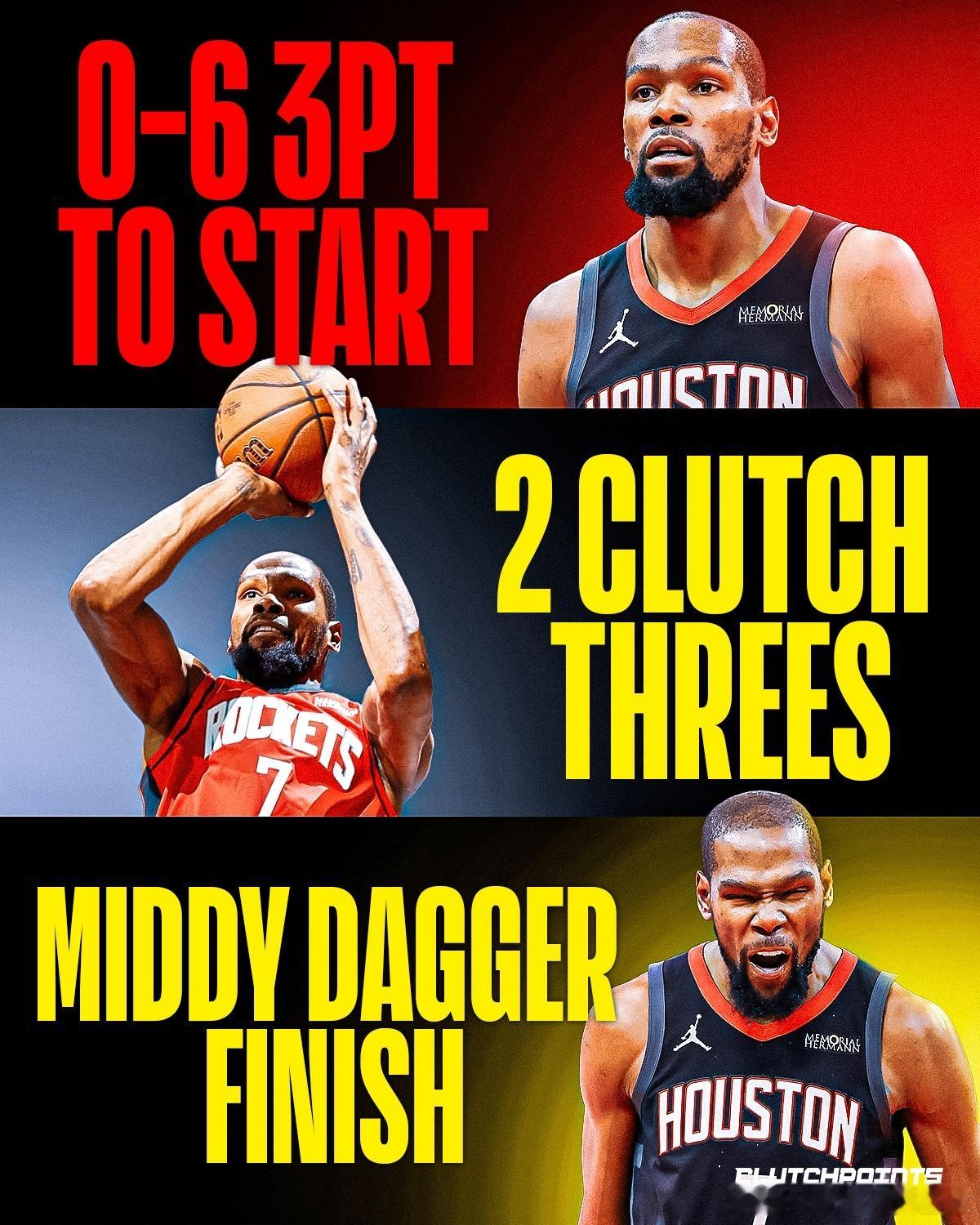 凯文·杜兰特昨日主宰赛场。休斯顿几乎整场落后。追分势头受挫。战局转向。魔术队持续