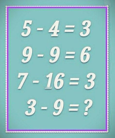 这组用火柴棒摆成的算式超有趣！“5 - 4 = 3”“9 - 9 = 6”“7 