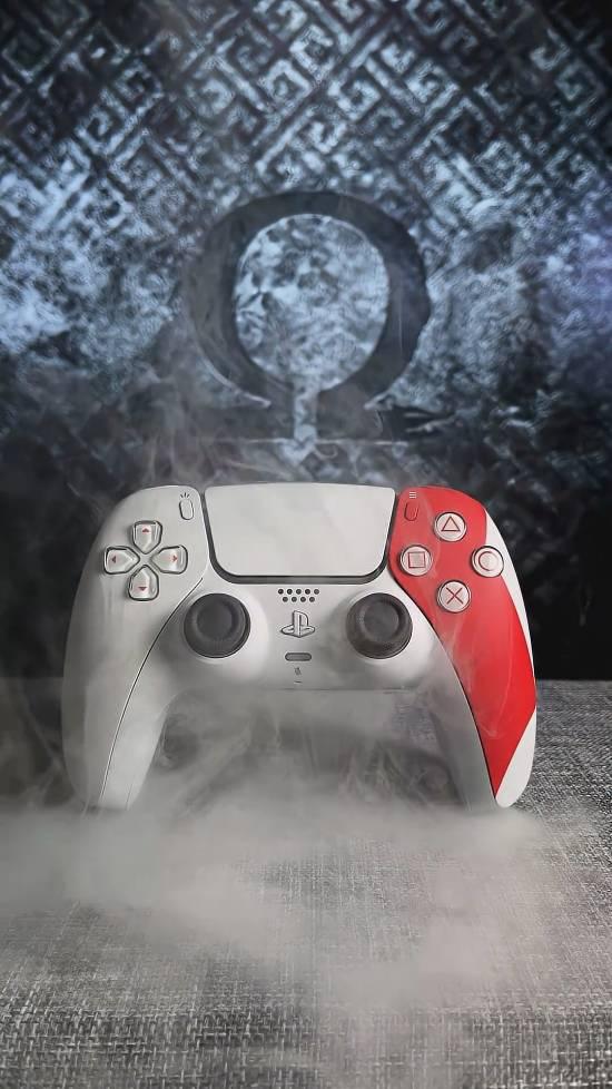PlayStation 5 DualSense手柄《战神》20周年限定版已于10