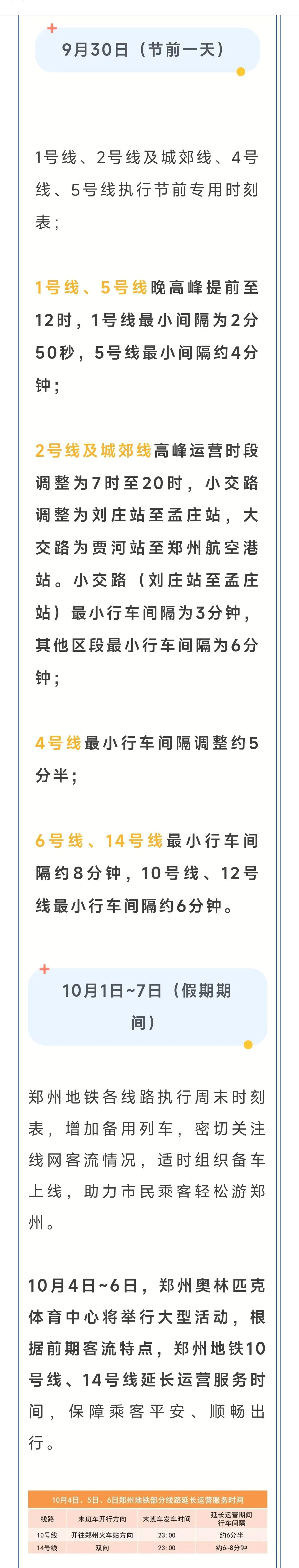延长运营时间、新增严管路段！郑州最新交通出行指引来了