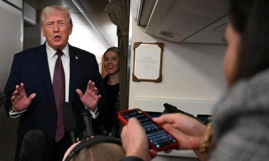 昨天，特朗普在空军一号上对记者说:“我4月将访问中国，我们一直保持着良好的关系，