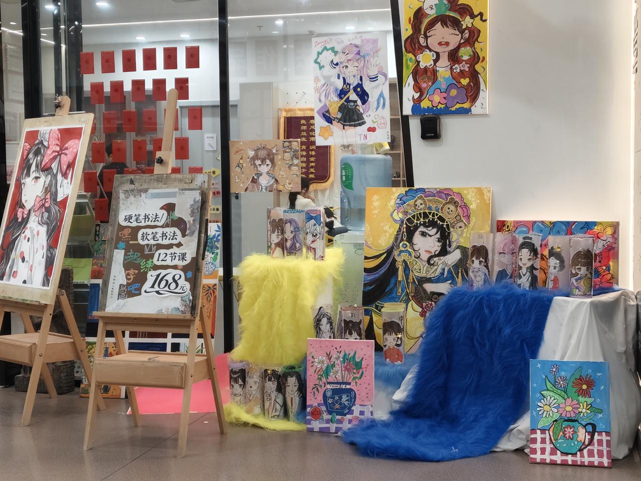 二次元与传统艺术碰撞！这家画室的创意展太绝了
 
在这家画室，你能看到二次元动漫