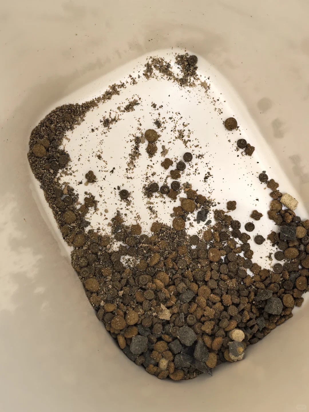 🙃🙃🙃第一次遇到渣这么多猫粮