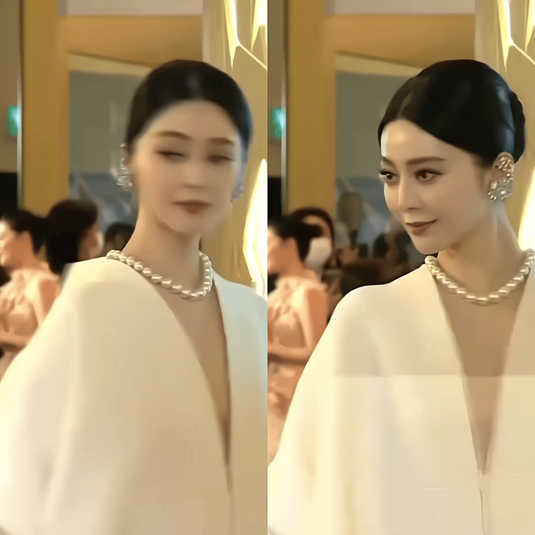 范冰冰手上的鸽子蛋巨大范冰冰真的绝美，果然是红毯女王啊，先看到的是脸，后才发现卧