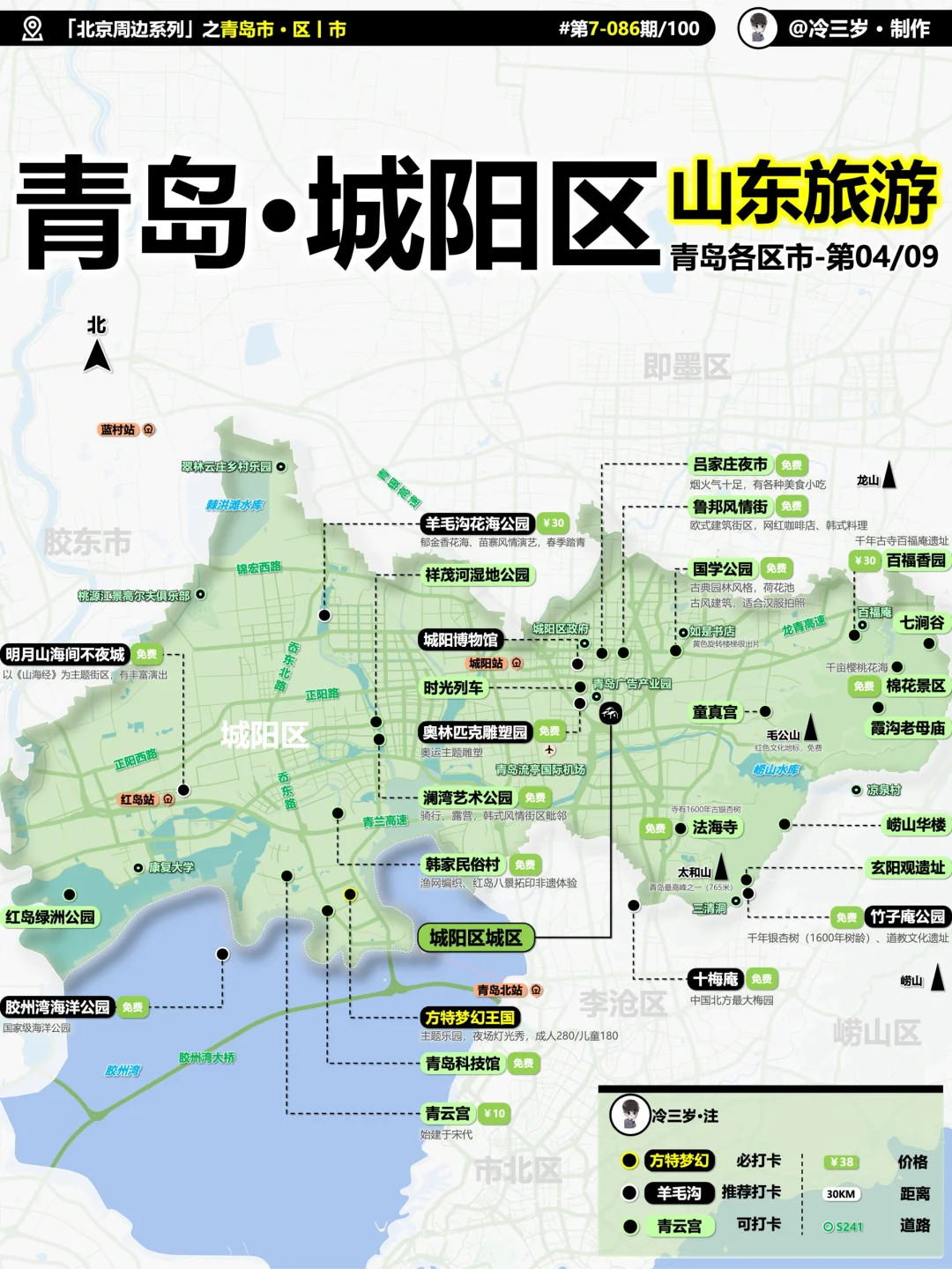 青岛城阳区旅游攻略，也没有太值得玩的
