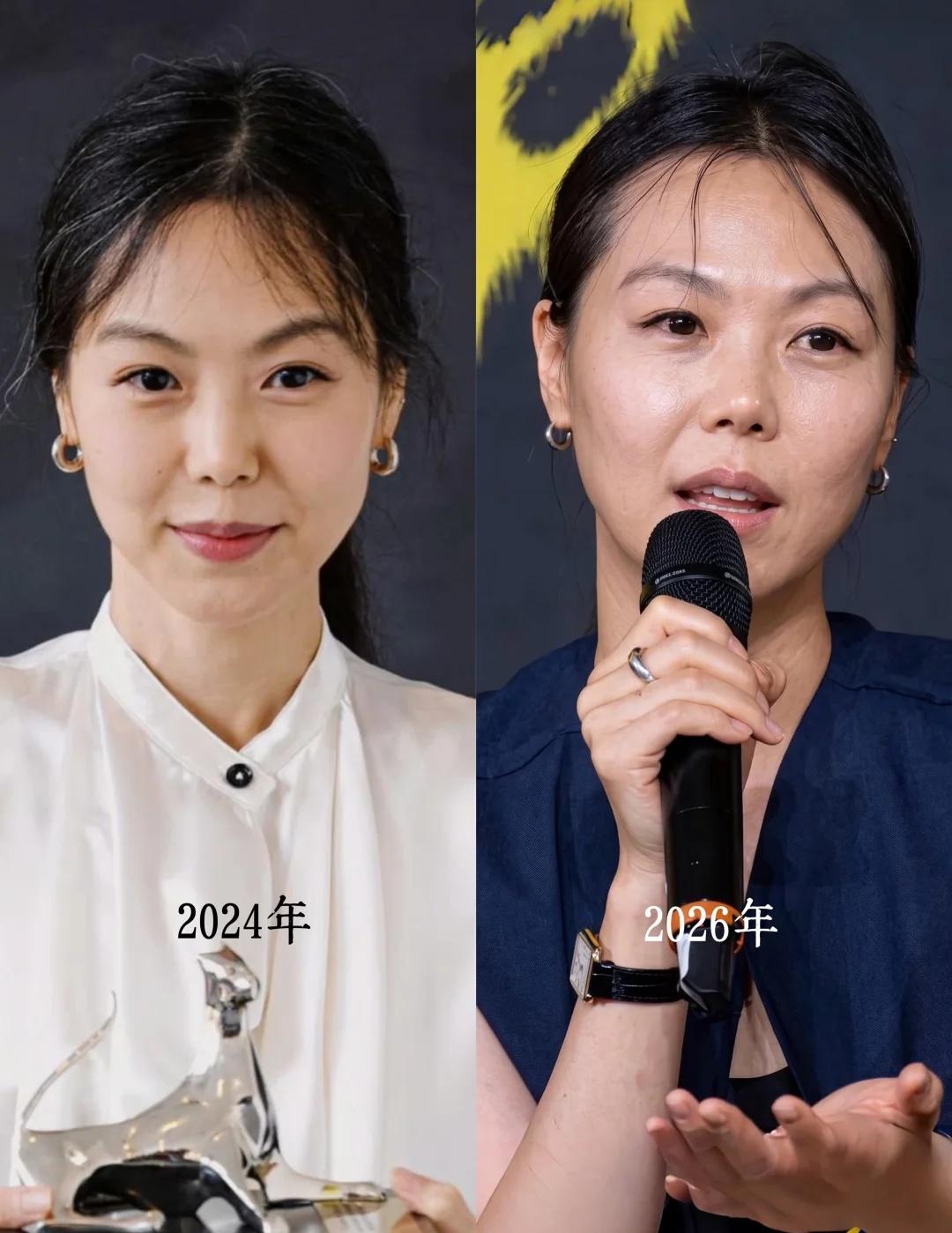 金敏喜44岁产后复出，同个电影节相隔两年。
金敏喜亮相洛迦诺电影节	这是她202