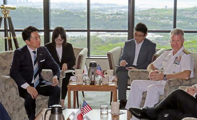 小泉：美军司令让他失望了

这次日本防卫相小泉进次郎自以为至少可以拿到美国背书的