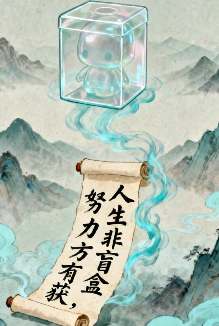 江湖怪谈•荒诞志111

盲盒兽·肆：西域有“盲盒兽”，形如猫，赠之可开“未知礼