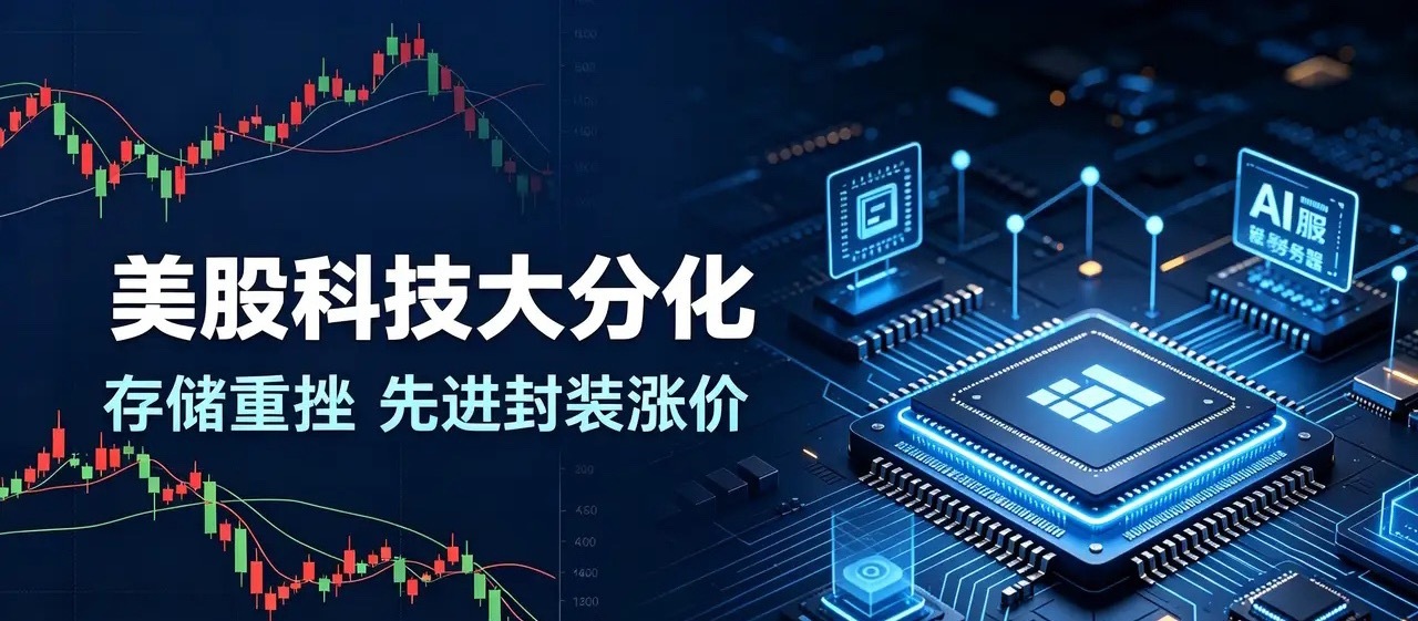 炸锅，美股AI科技重挫！隔夜美股市场整体表现震荡，三大指数收盘小幅下跌。科技板块