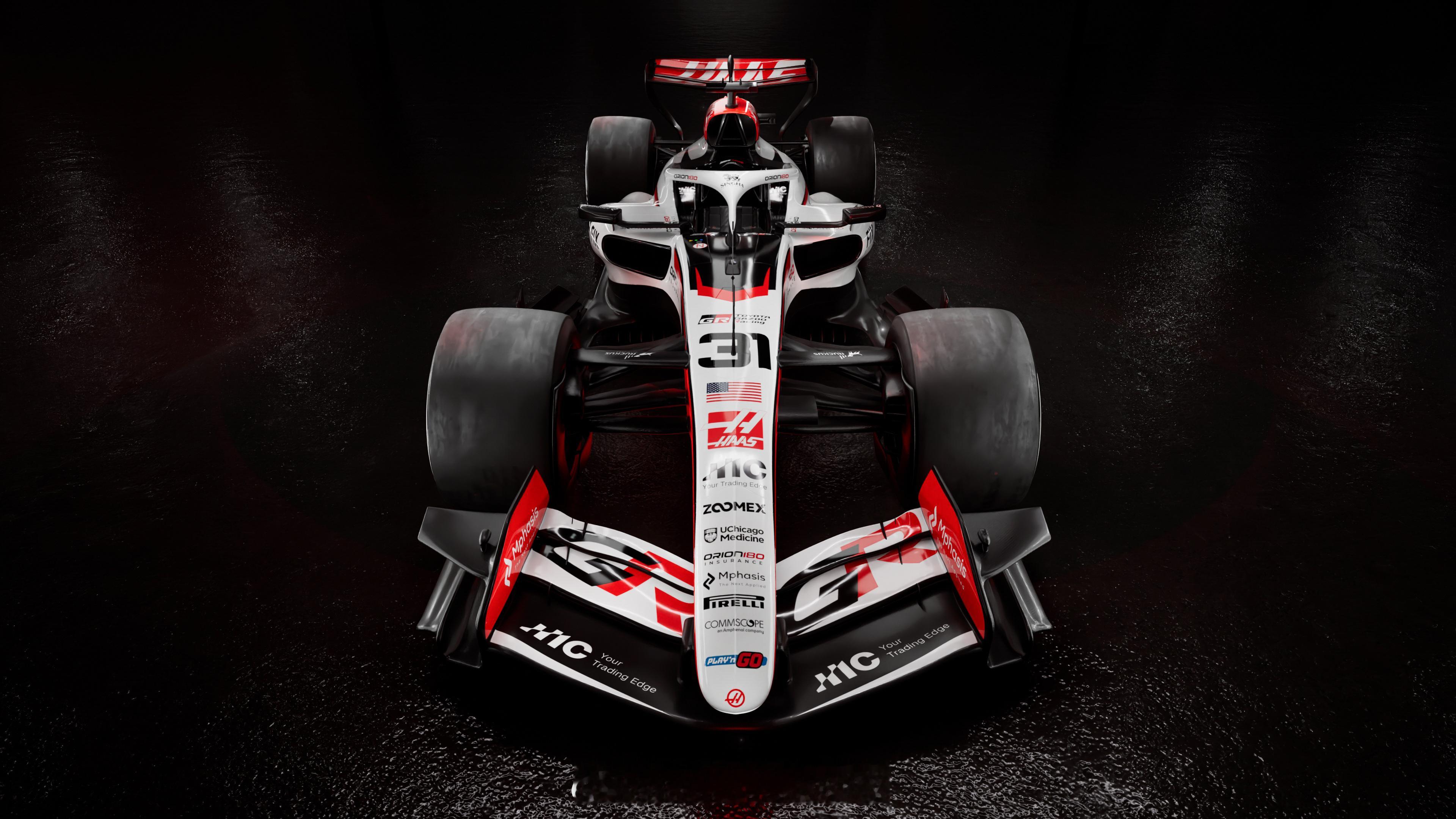 Haas F1车队 26赛季的新车 VF-26涂装来了依然是毫无参考价值的模型车