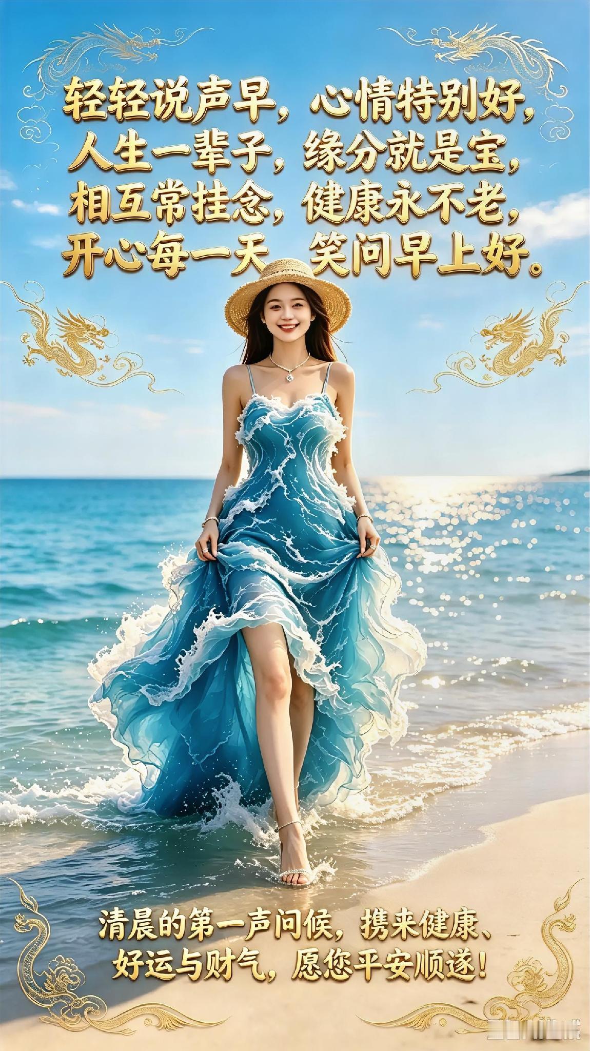 早上好，亲爱的友友们！

人生有缘常挂怀，
清晨问候如相见。

愿你新的一天，