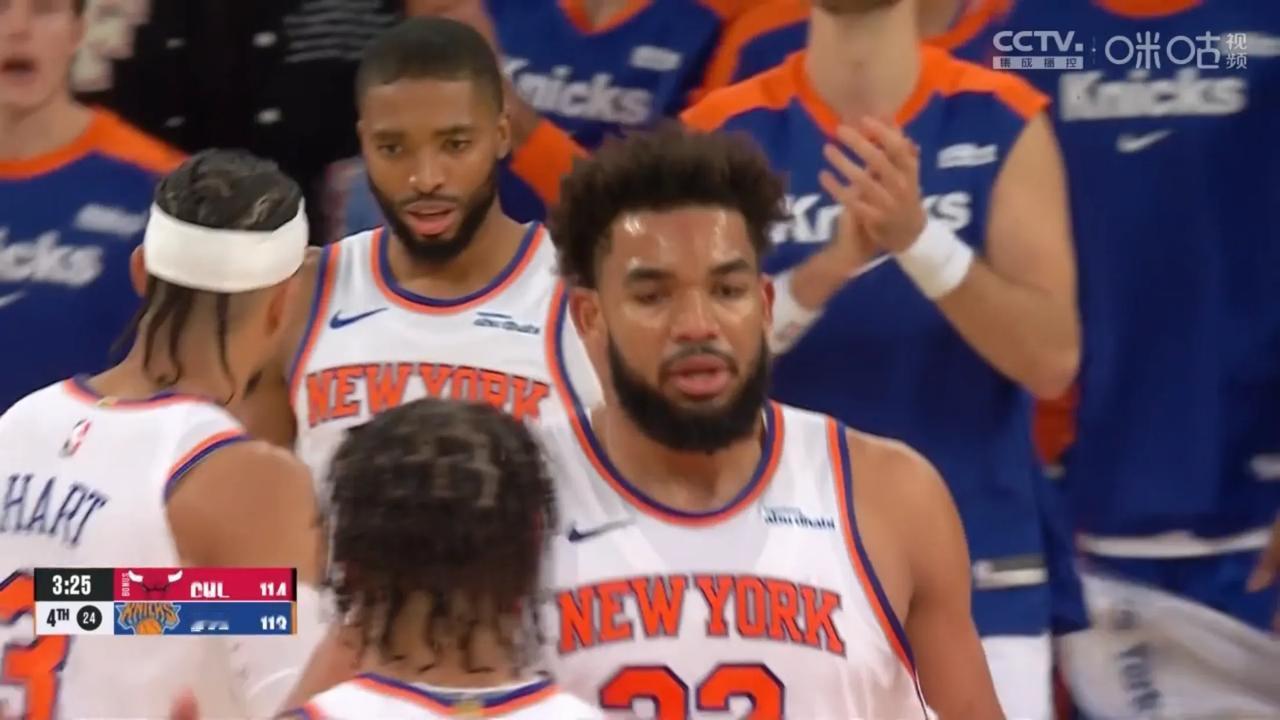 唐斯46分10篮板3助攻3抢断，尼克斯123-124不敌公牛

北京时间11月1