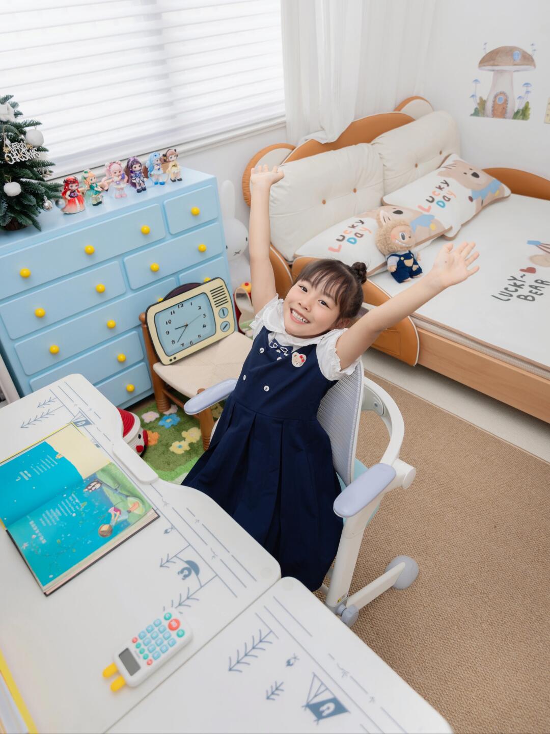 幼升小学习区升级，这把学习椅让坐姿超标准