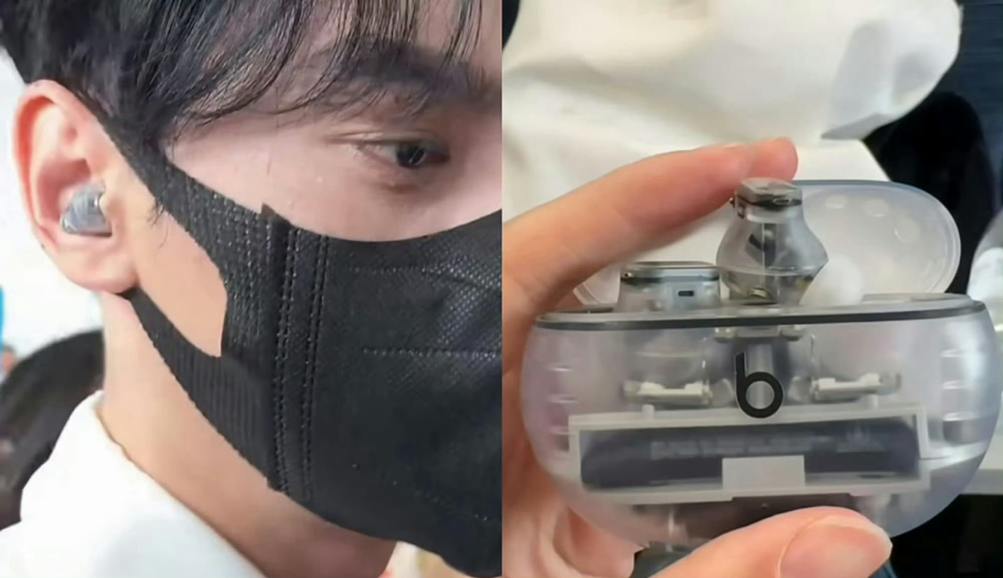 田栩宁若若 情侣耳机有没有可能是直接戴的老婆的，他给美美买个平板都得AA制🥺 