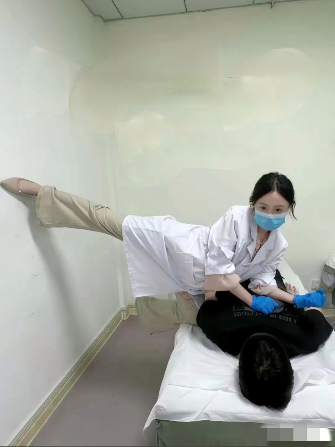 这样应该能治好了吧，感觉这个女生很卖力。这个技术是不是一般人不能达到啊。