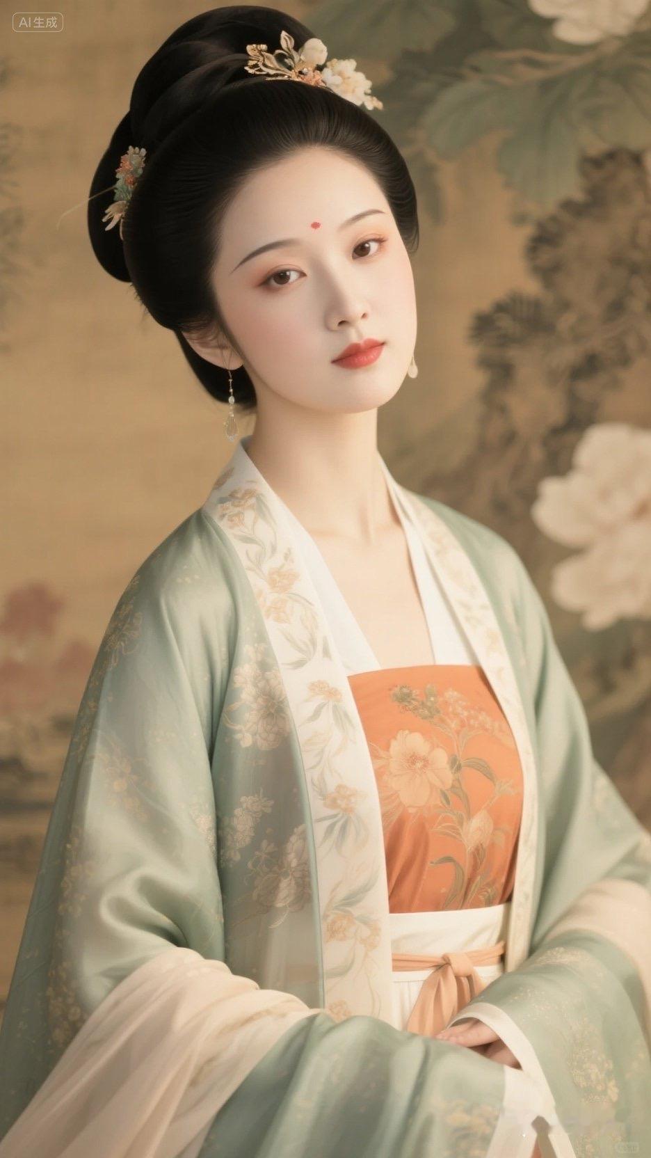惊为天人的仕女，倾城绝貌的体操少女，古典与现代的融合之美