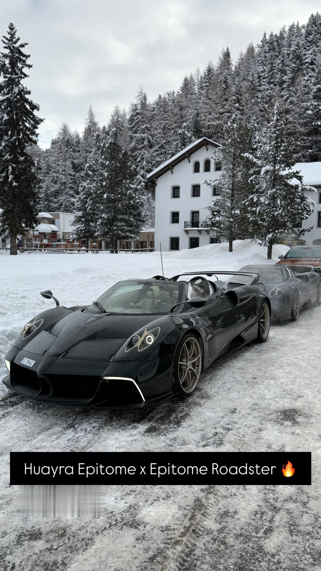 唯一一台一体式尾翼的敞篷版Huayra Epitome Roadster