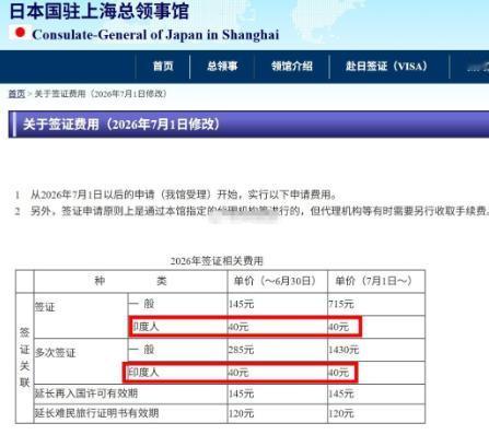 这一次我为日本点赞！

日本驻上海总领事馆官网通知，今年7月1日起，中国大陆游客