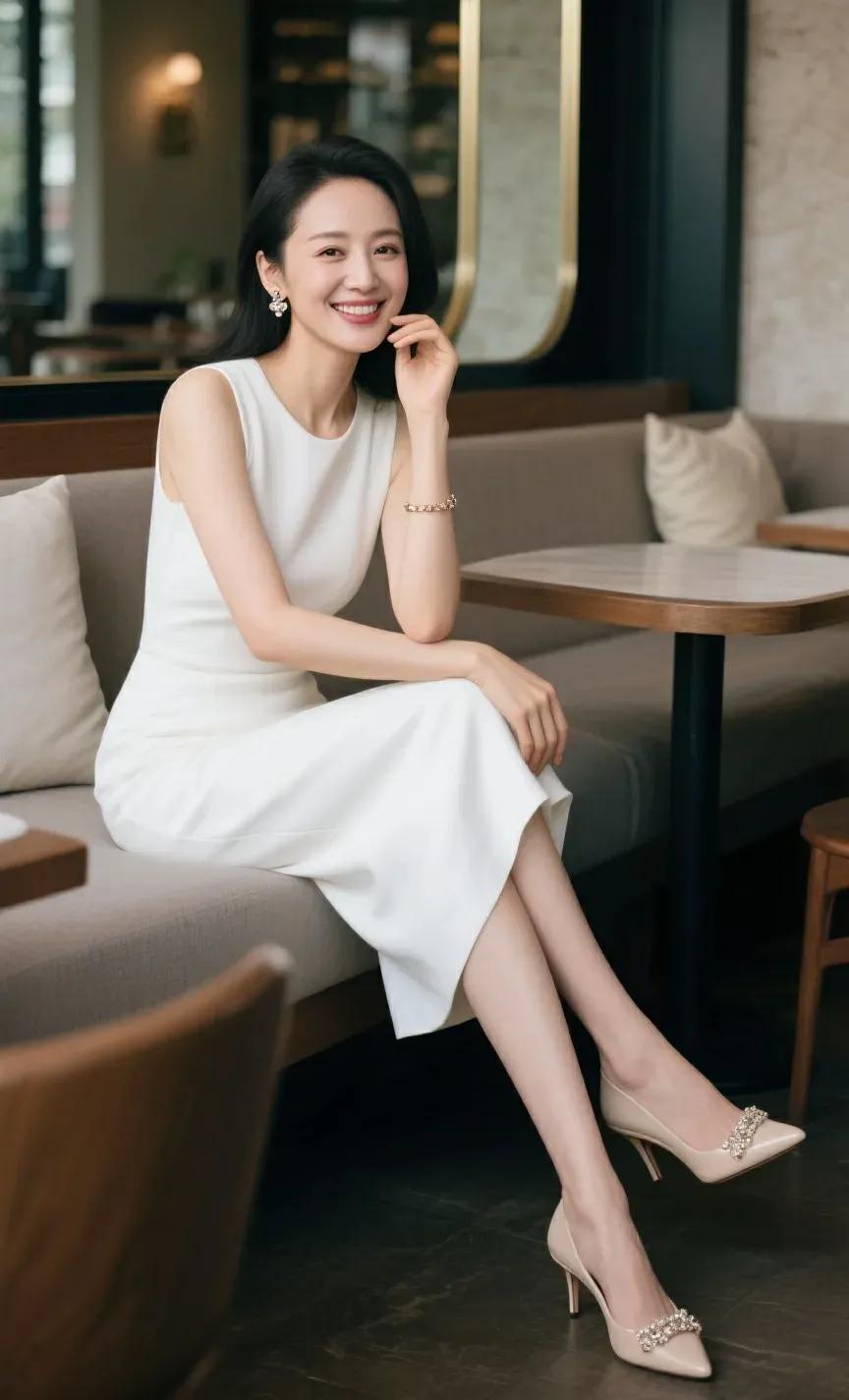 自信是最强的气场，笑容是最好的气质，简约得体的装扮更具吸引力。如何穿得优雅有气质