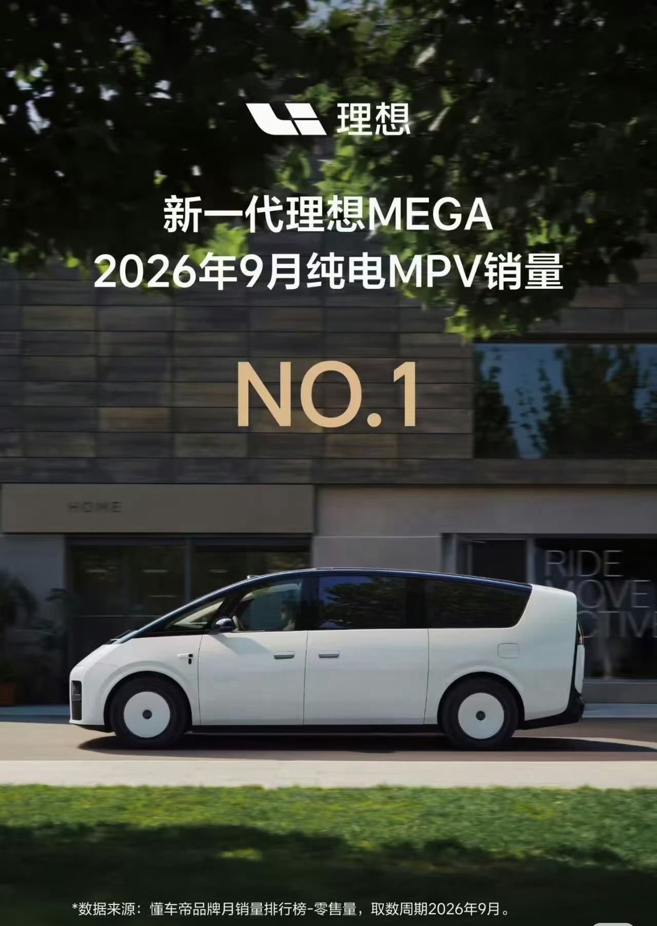 理想新MEGA9月纯电MPV销量第一MEGA 真是几波几折…在如此严酷的市场环境