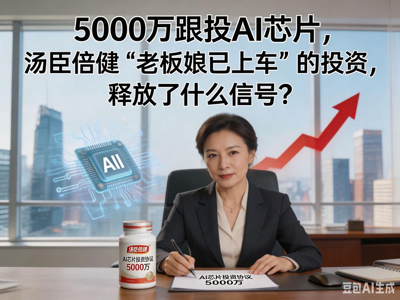 5000万跟投AI芯片，汤臣倍健“老板娘已上车”的投资，释放了什么信号？

一、