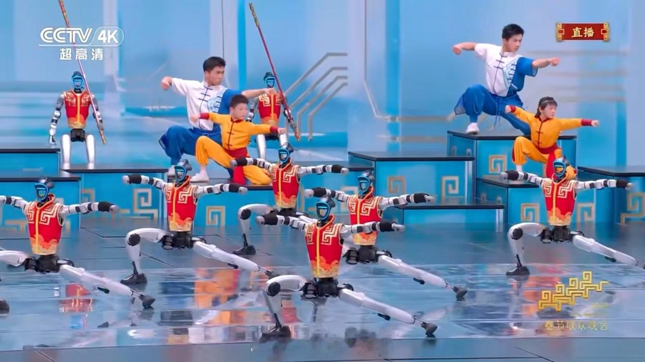 机器人全面入侵春晚  可能，今年春晚让人印象最深的就是大量机器人的参与，日常看到