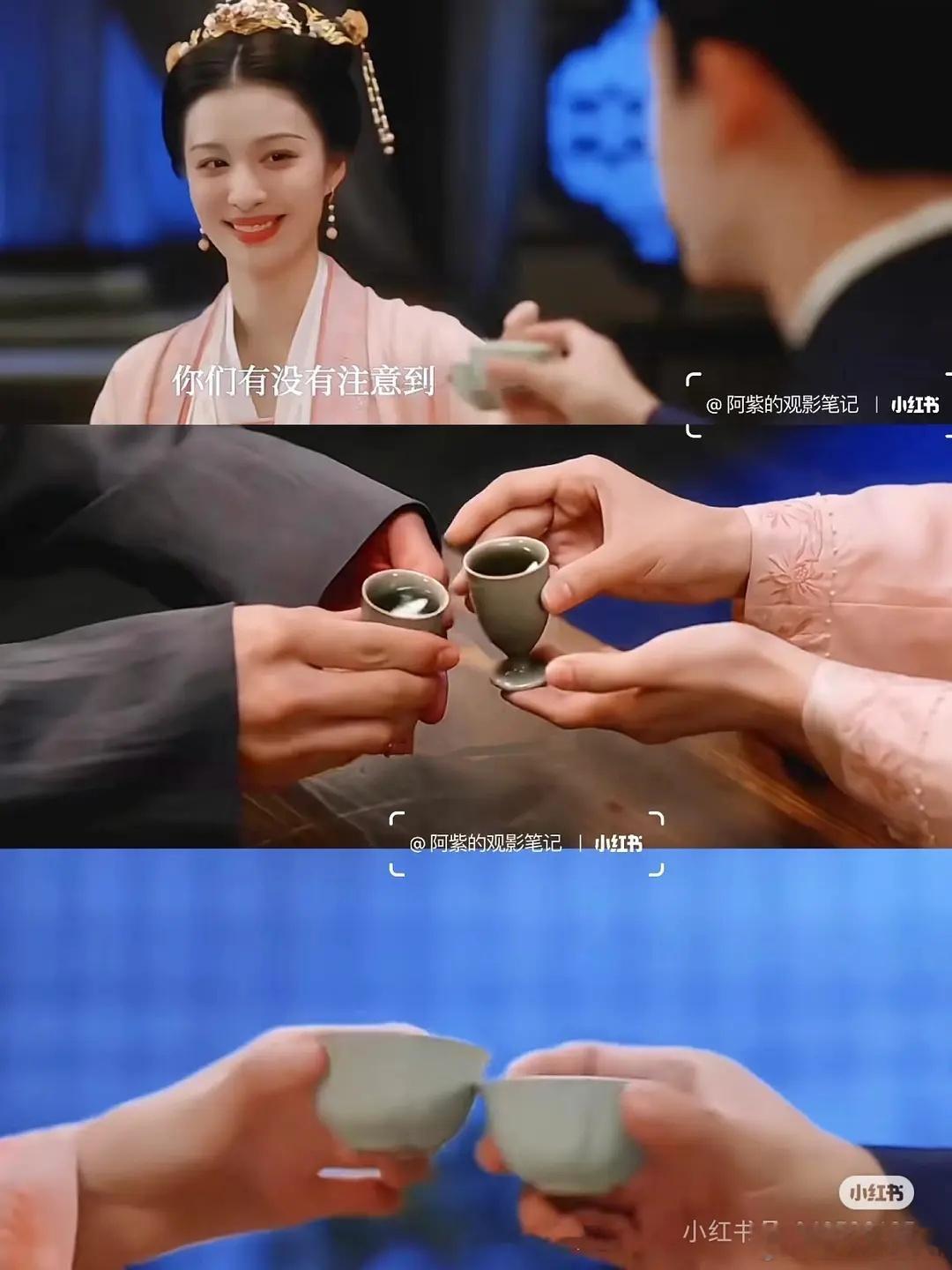 挺细节的，被子每次都低于她 ​​​