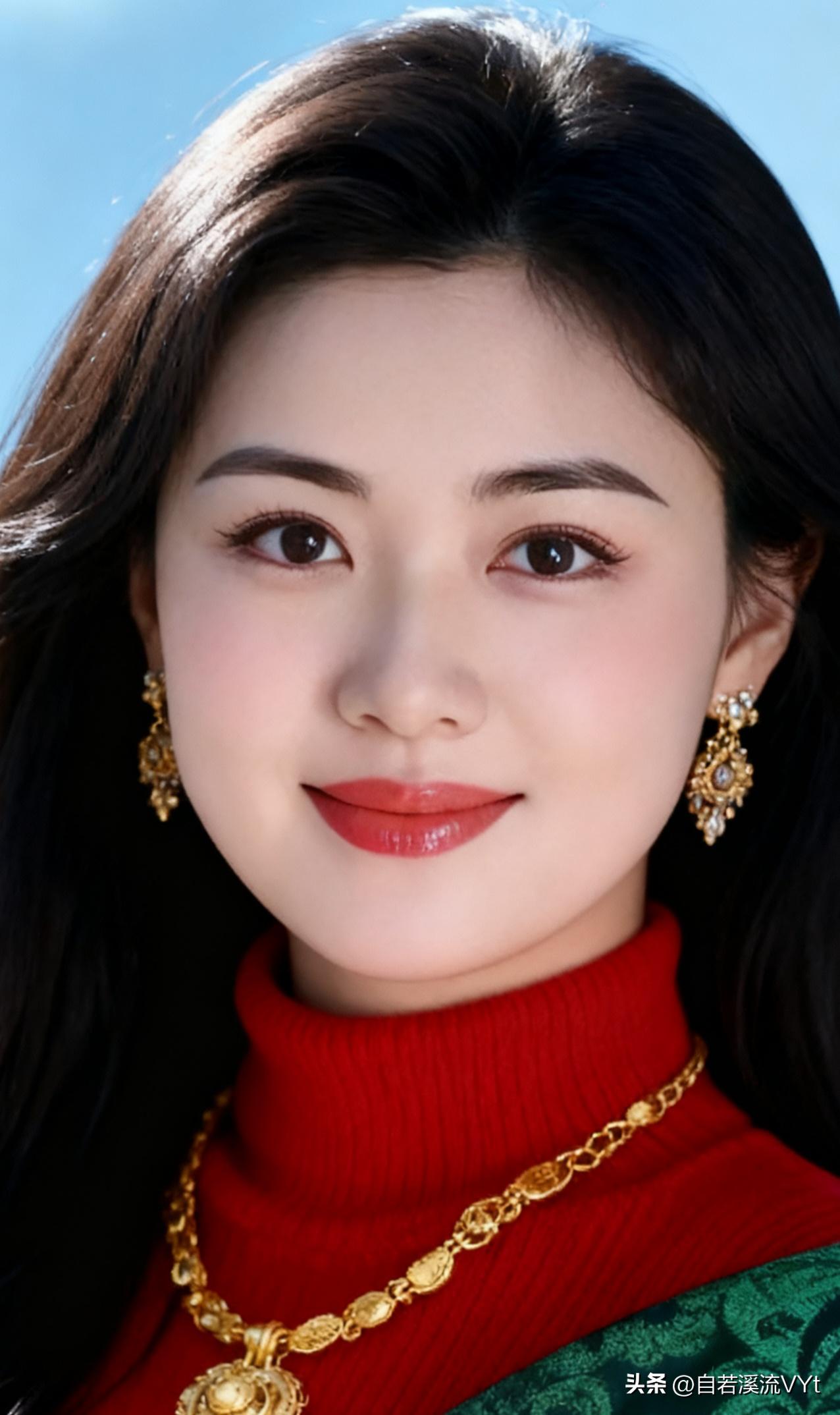 七言·晴日妆
 
晴光漫染鬓边风，金饰流光映玉容。
眉黛轻描凝秀气，唇脂一点带春