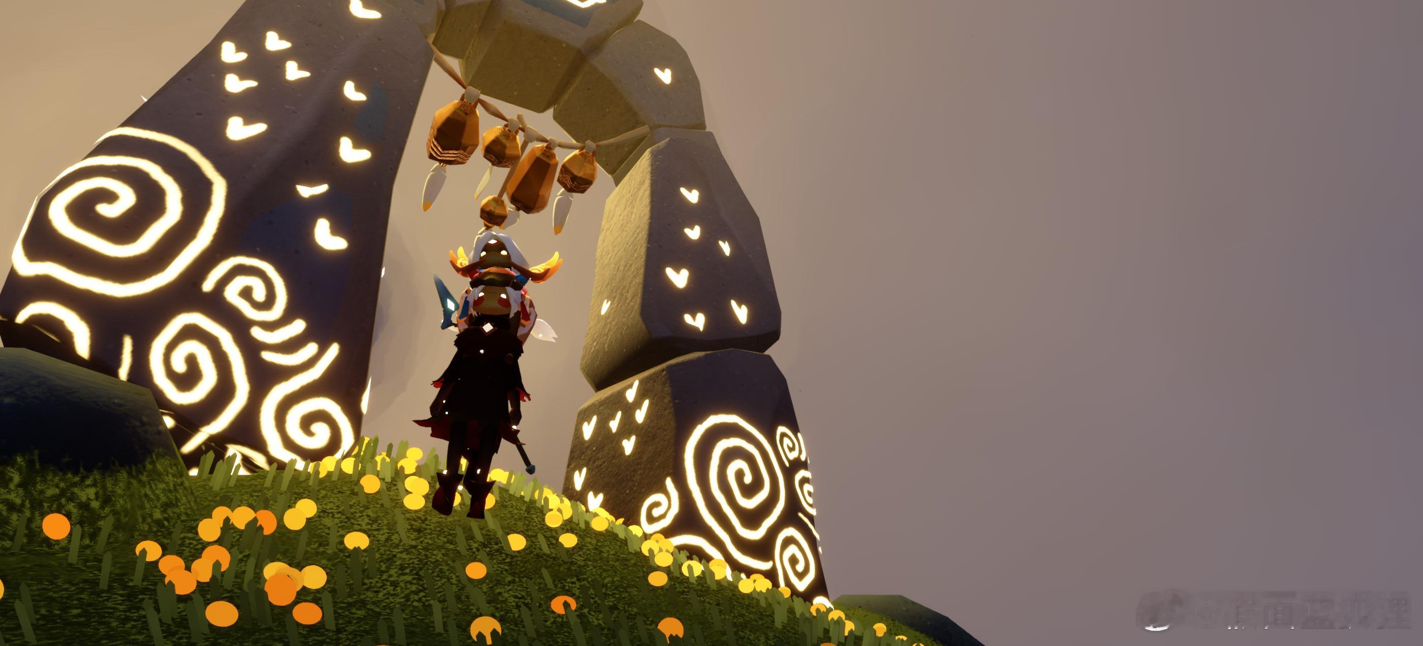 sky光遇  我带他跑图 