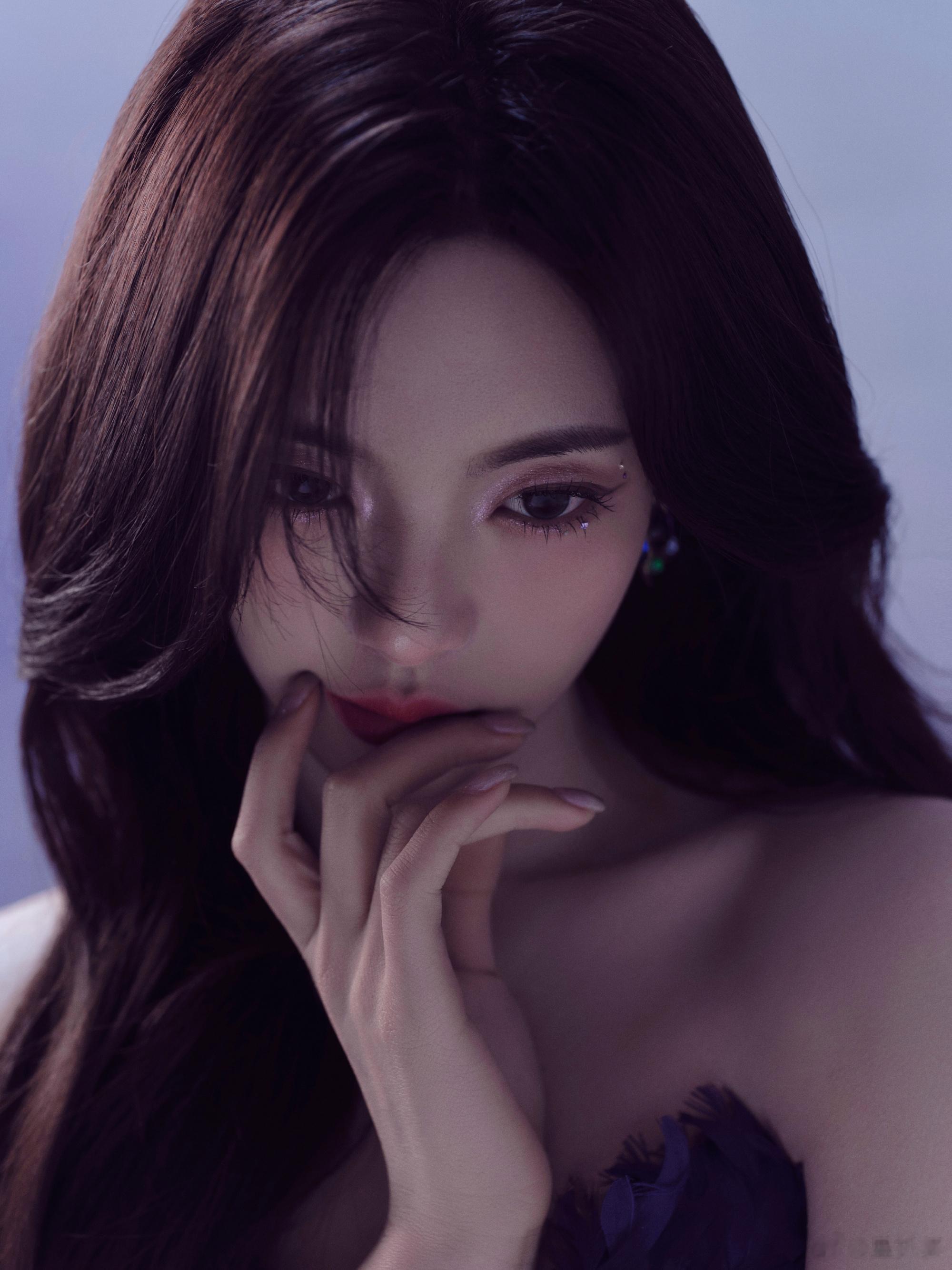 #杨超越的礼服颜色是重紫的紫##杨超越真祥云仙子#超越妹妹今天的礼服妆造太用心了