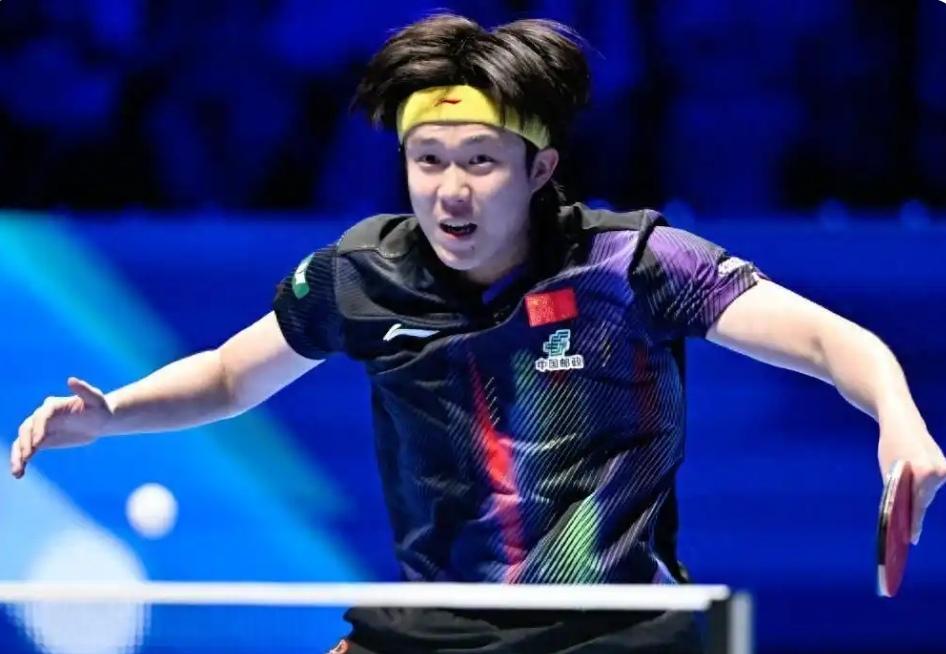 王楚钦冲击冠军奖杯！加油！