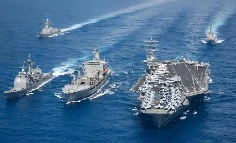 10月20日凌晨，美军“查尔斯顿”号濒海战斗舰闯入南沙仙宾礁附近海域，南部战区海