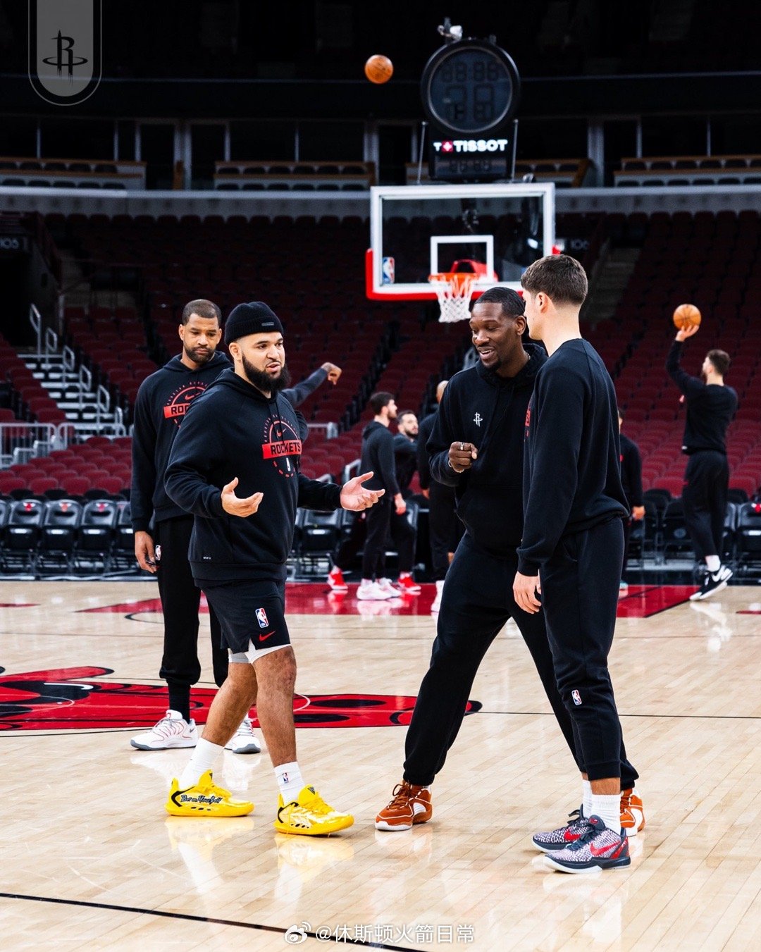 老范亲自上场指导谢泼德里德谢泼德休斯顿火箭火箭vs公牛