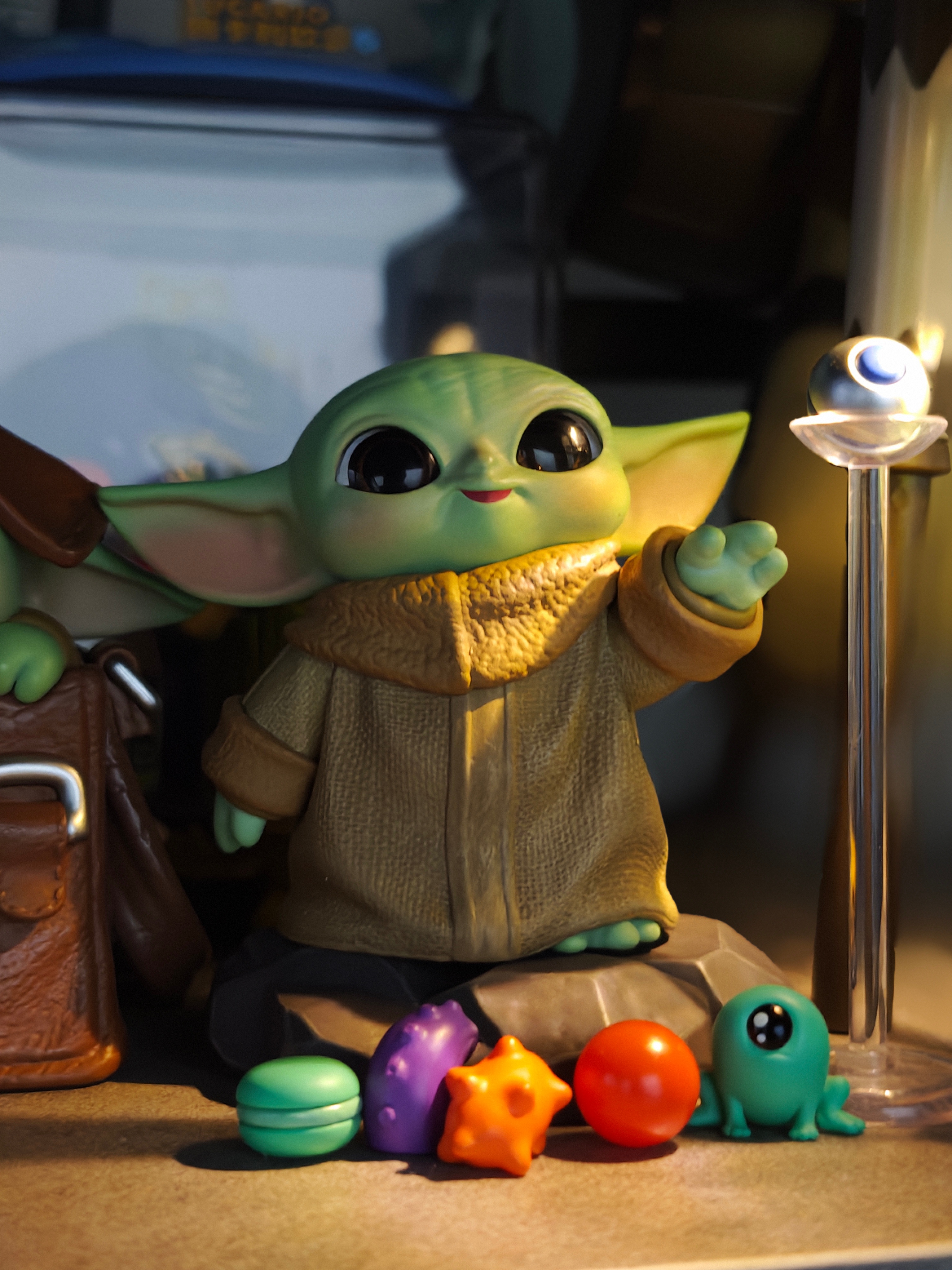 今天入手了两个古古，星战周边又增加了哈哈，这拍摄技术可行吗？图五:是上次参加 上