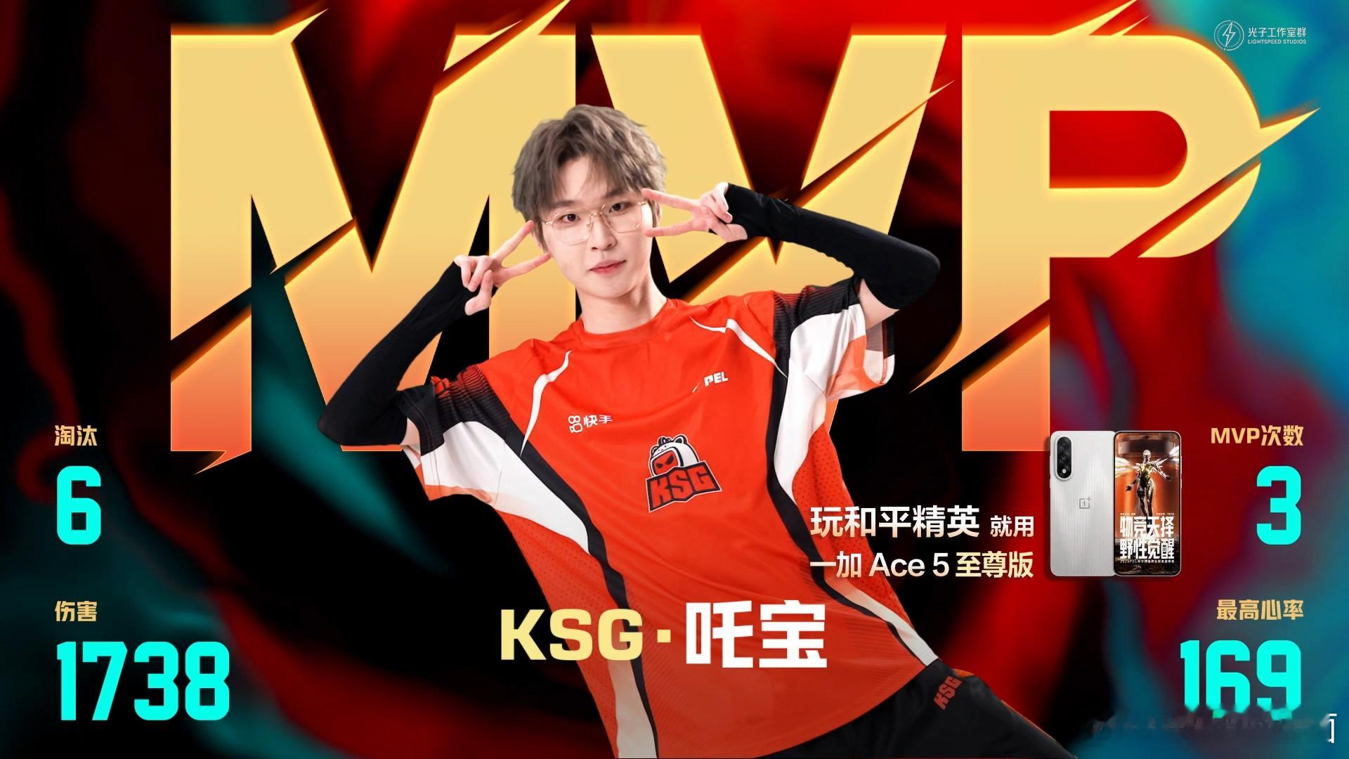 恭喜小吒获得MVP！决赛圈关键发力，以6淘汰的成绩拿下MVP，将劣势扭转，期待他