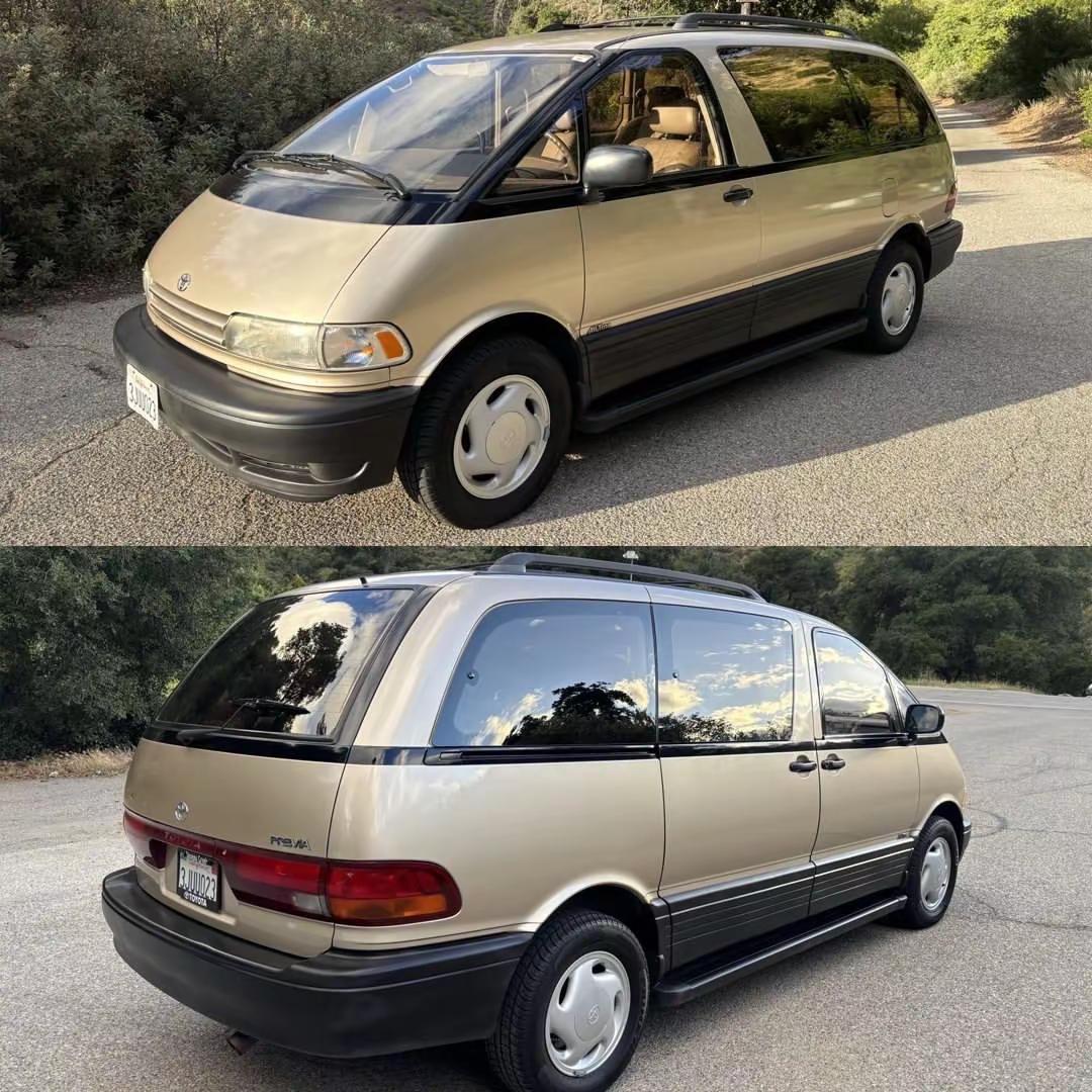 丰田普瑞维亚。这辆1994款 Toyota Previa LE S/C All-