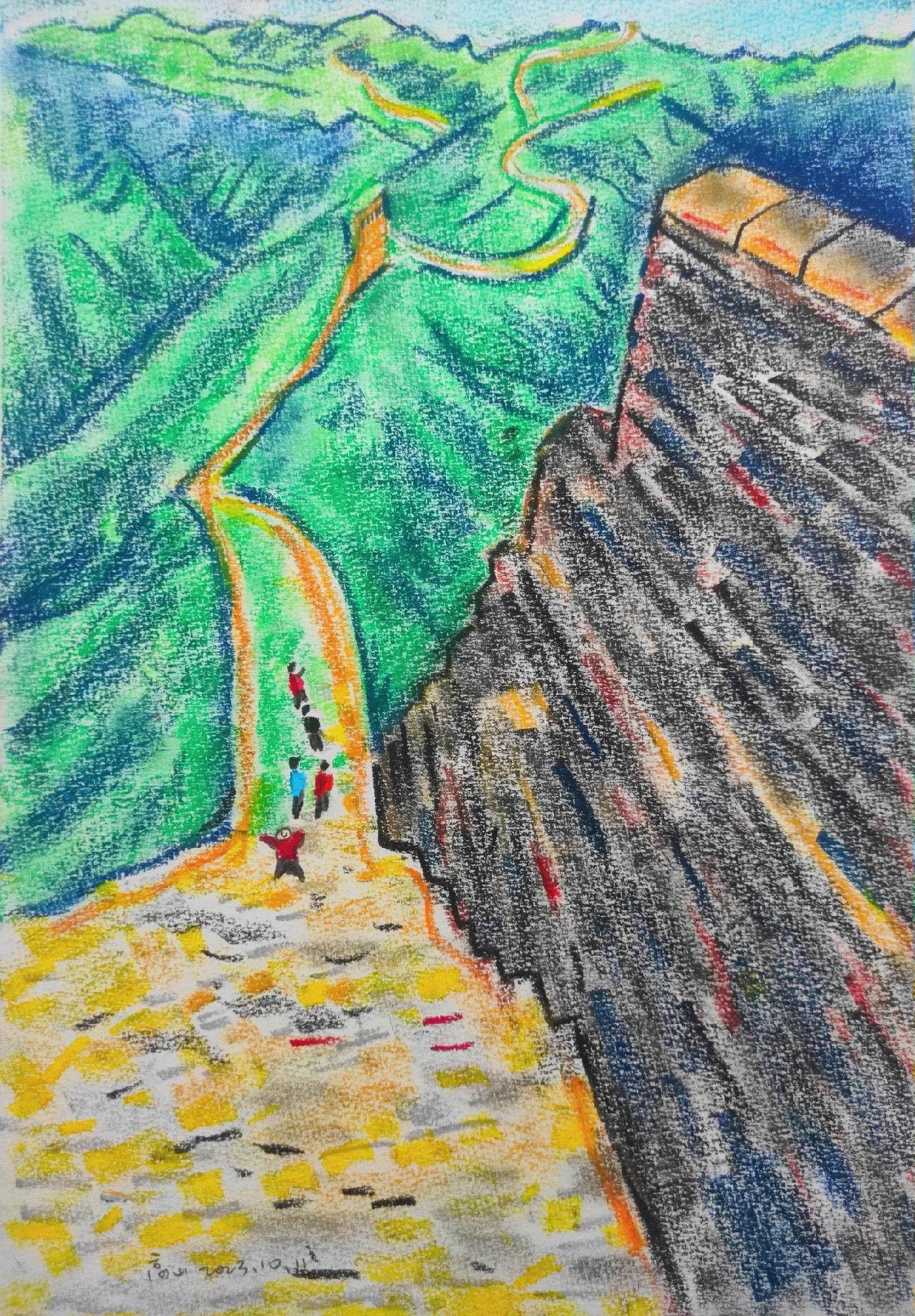 残垣映日暮云边。长城有巍峨雄伟、光鲜靓丽的一面，也有悲伤、落魄、古旧...