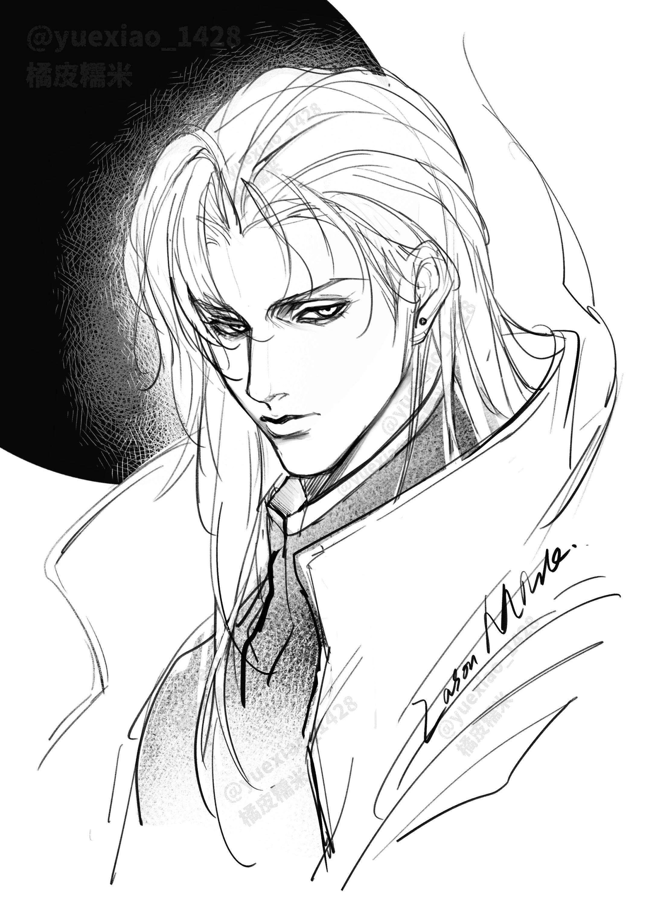 能认出这个角色的都是这个👍。今年想搞个新的企划，画画我的启蒙白月光这...