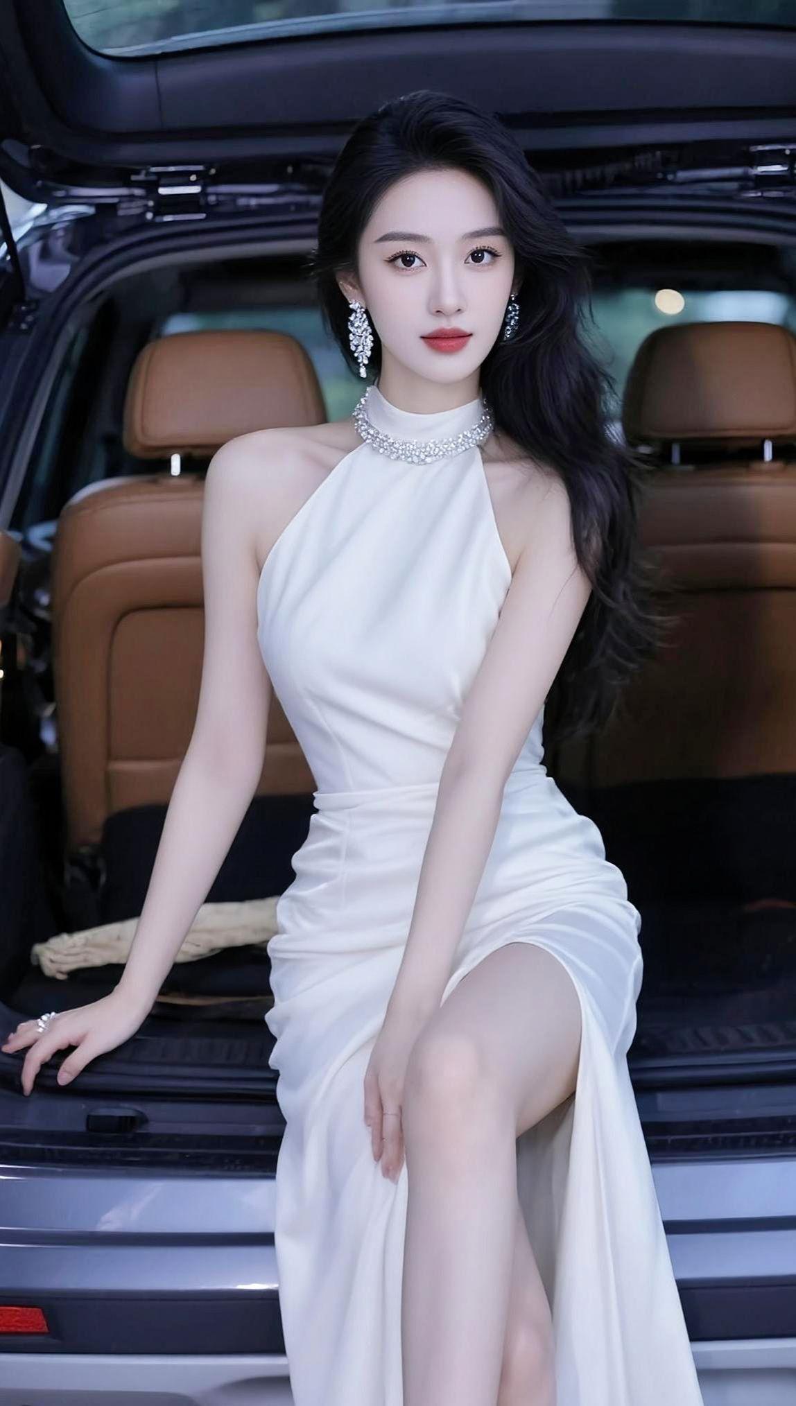 AI优雅车边写真 抖音ai创作