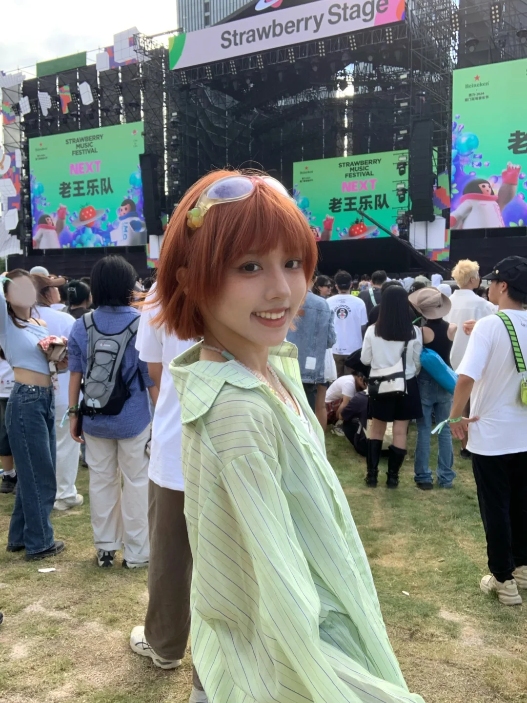 来音乐节当然要拍照了！