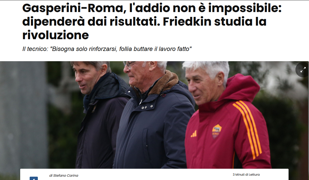 信使报Carina的这篇文章也很有意思，提供了不同的视角，加斯佩里尼不仅是与马萨